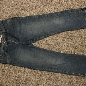 Vintage Y2K Old Navy Jeans Size 10 80% Cotton Wide Leg Blue Denim